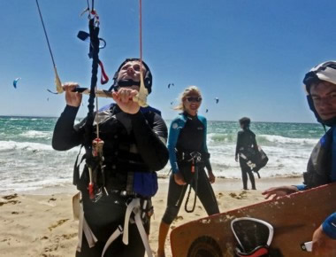 kitesurf waterstart